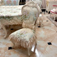 european luxury lace tablecloth embroidered rectangular table cloth for weding banquet jacquard table cover can be customized