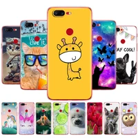 TPU Soft Case For Oneplus Colored Drawing Ultra-Thin silicon Phone Cases Cover For One Plus protective bag