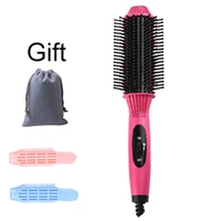 hair curler anti scald iron for corrugation professional electric straightening brush two in one curling tool 110 240v