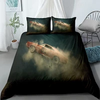 retro style bedding sets classic car luxury car duvet cover bedclothes twin king queen size comforter cover for bedroom decor