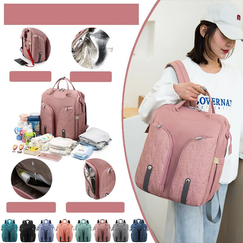 

2021 Nappy Bags Maternity Bags Diaper Bag Backpack Baby Care Bag Backpack Suitable For Going Out Novel Mommy Bag