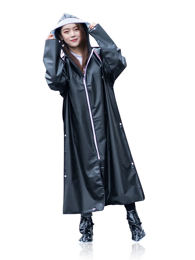 

Windproof Raincoat Female Adult Long Full Body Hiking Student Single Male Riding Electric Battery Car Large Motorcycle Poncho