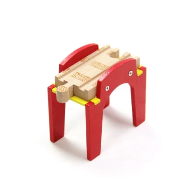TTC52yellowred Поезд игрушки Железная дорога TTC01 соединительная головка для Brio трек игрушки для мальчиков модели двигателя строительные игрушки - Цвет: TTC52yellowred