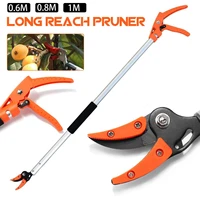 0 6 1m extra long telescopic pruning and hold bypass pruner max cutting 12 inch fruit picker tree cutter garden supplies