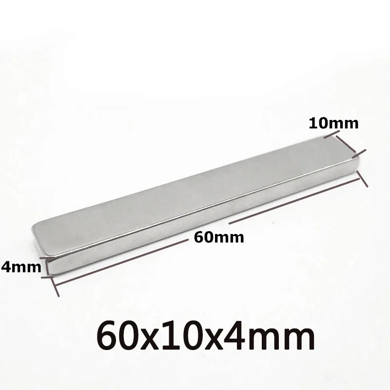 Магнит Неодимовый N35 NdFeB 60x10x4 мм 3 ~ 100 шт. | Строительство и ремонт