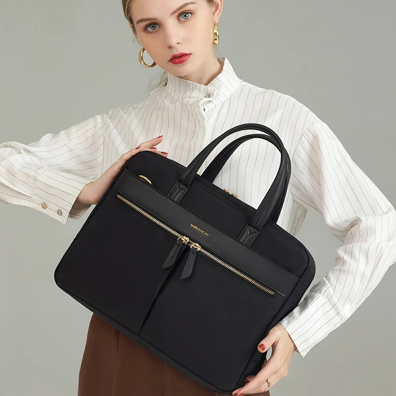 

Модный женский портфель для ноутбука 13,3, 15, 16 дюймов, сумка через плечо для ноутбука, сумки на плечо, деловые дорожные офисные дамские сумочк...