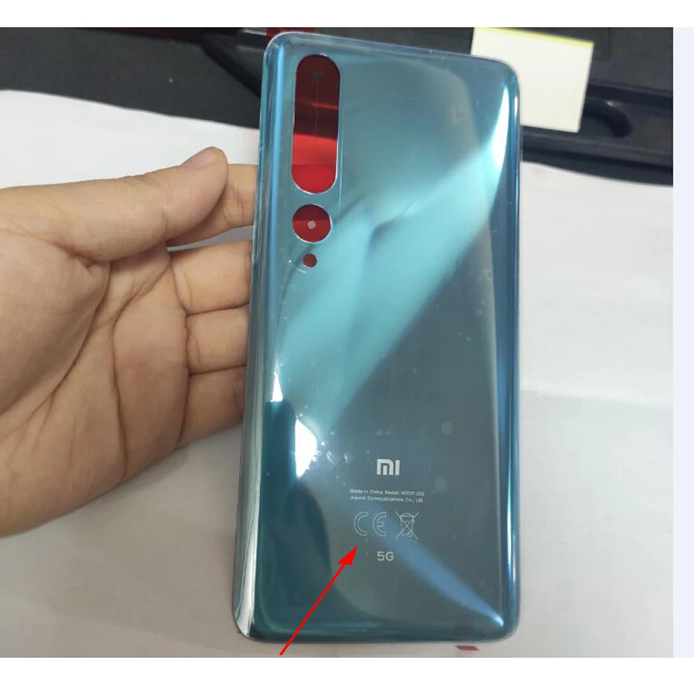 100% оригинальная стеклянная задняя крышка корпус батарейного отсека задний с