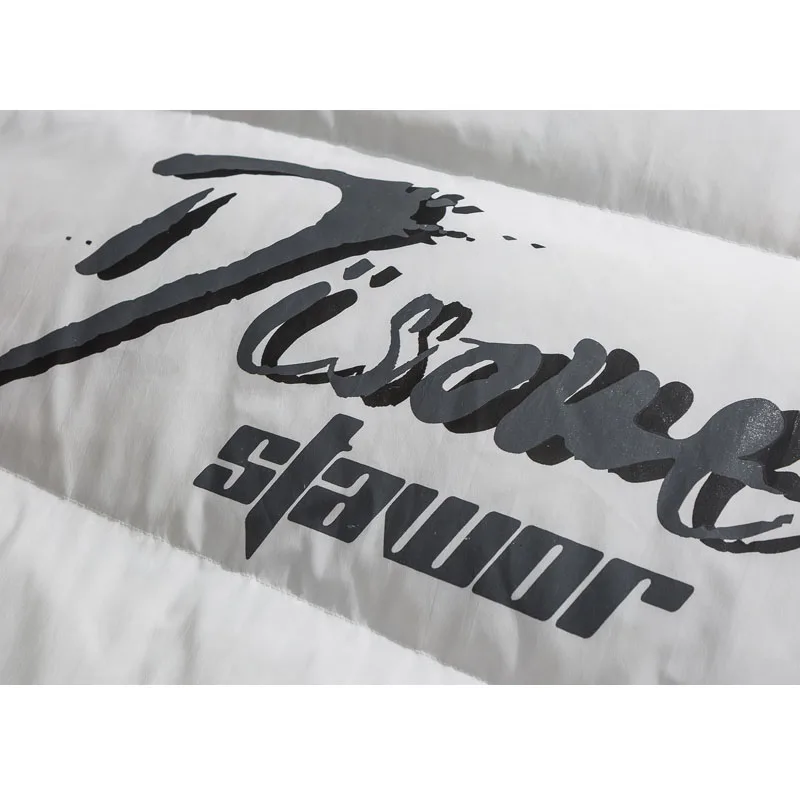 Куртка мужская зимняя на белом утином пуху повседневная однотонная парка