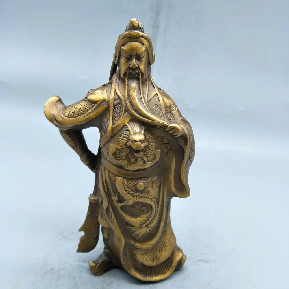 

Изысканное античное медное украшение для дома Guan Gong