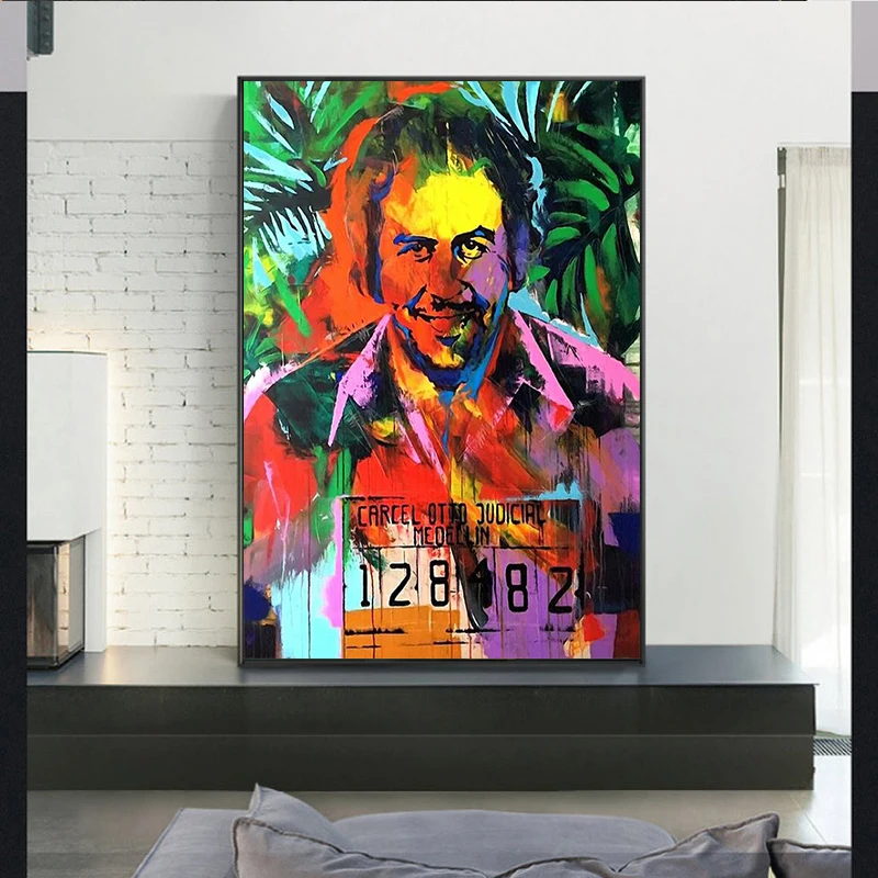 

New Fashion Graffiti Portraits Canvas Painting Print And Posters Wall art Picture For Living Room Home Decor No Frame