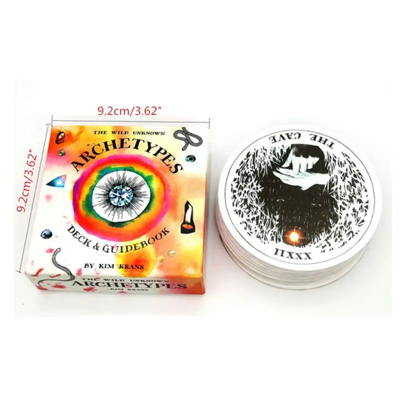 Колода из 78 карт диких неизвестных архетипов и руководство круговые карты