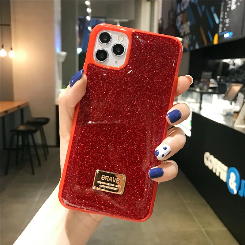 Ослепительный мягкий чехол из силикагеля для Iphone 11 Pro Max Xr 9 10 Plus 6 Se 2 2020 8 7Plus S Xs X 7