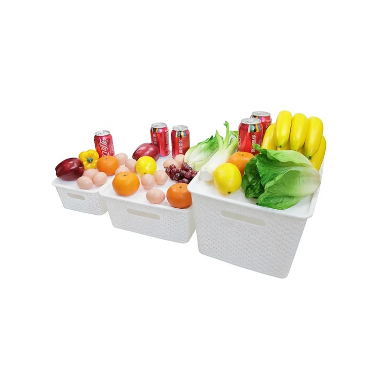 

Home plastics storage boxes fruit basket