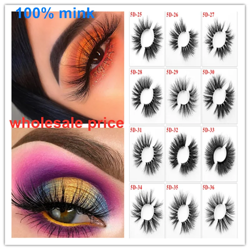 Новинка Искусственные ресницы из искусственной норки 5D натуральные густые