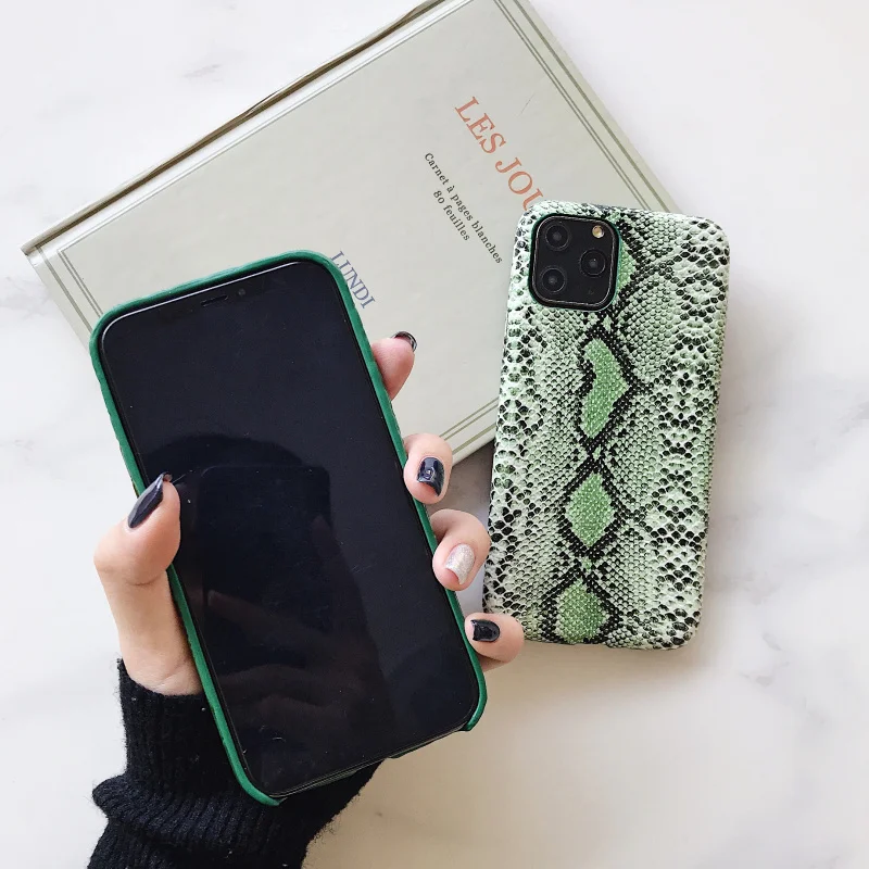 Чехол для iphone 12 Mini, 11, 13 pro, XS MAX, X, XR, 7, 8, 6 plus, из искусственной кожи под змеиную кожу (art.: 3a3645e43cd) - 3a3645e43cd