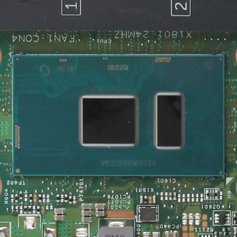 CN 0C1HX7 материнская плата для ноутбука DELL Insprion 13 5368 5568 SR2EX Pentium 4405U 2.1GH 15296 1