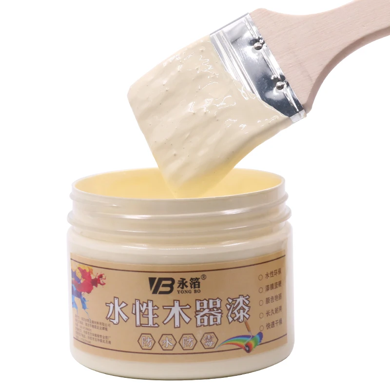 250 г молочно-белый на водной основе деревообрабатывающая краска водостойкий и