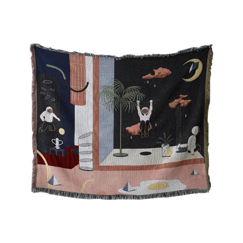 Диванные Одеяло Многофункциональный пространство украшение для путешествия