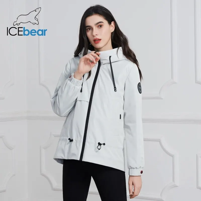 

ICEbear 2021 женская куртка с капюшоном стильная повседневная женская парка женская осенняя одежда брендовая одежда GWC2023D