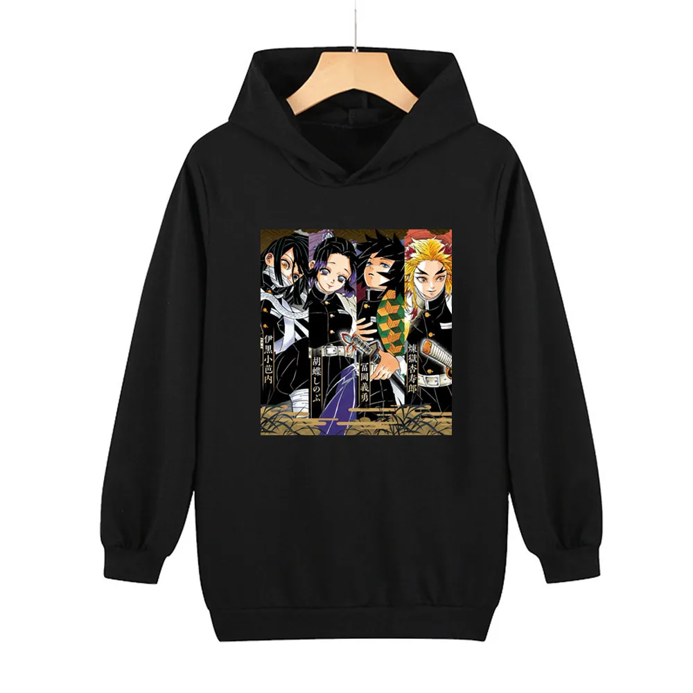 

Лидер продаж, толстовки с капюшоном в стиле аниме «рассекающий демонов», свитшот для мальчиков в стиле Харадзюку, томиока гиюу, Повседневны...