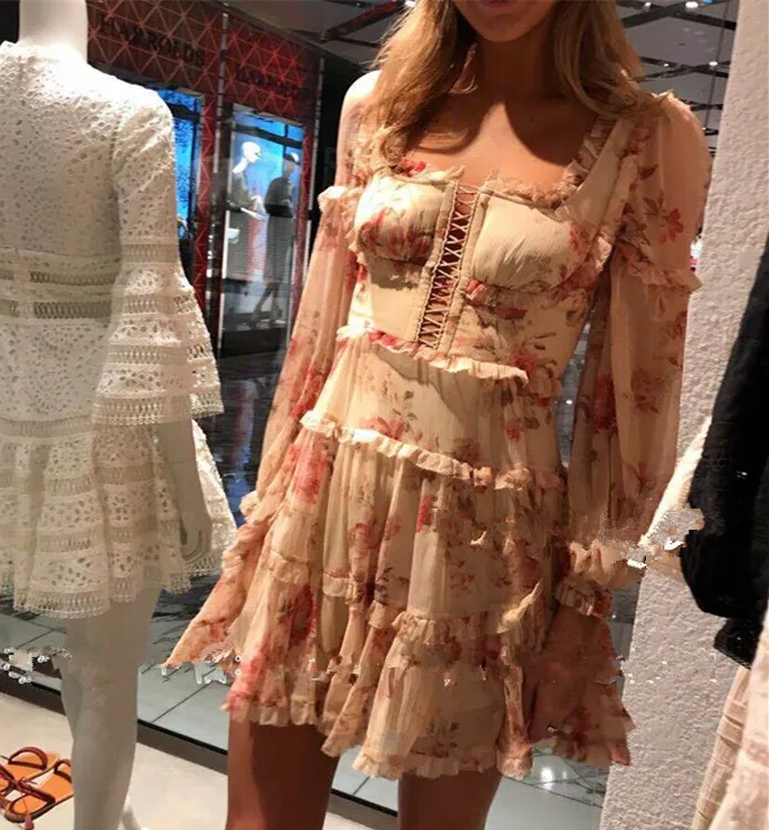 Женское шифоновое платье с оборками модельное дизайнерское винтажное длинным