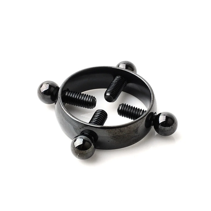 Имитация кольца для сосков не пирсинг винт ногтей зажим из нержавеющей стали