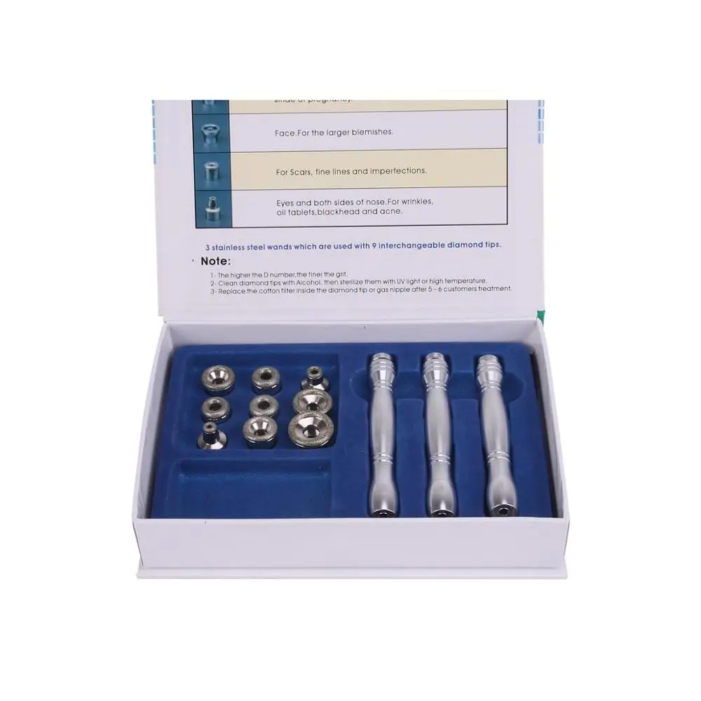 Новинка 2020 алмазная микродермабразия полировка кожи удаление угрей|Устройство
