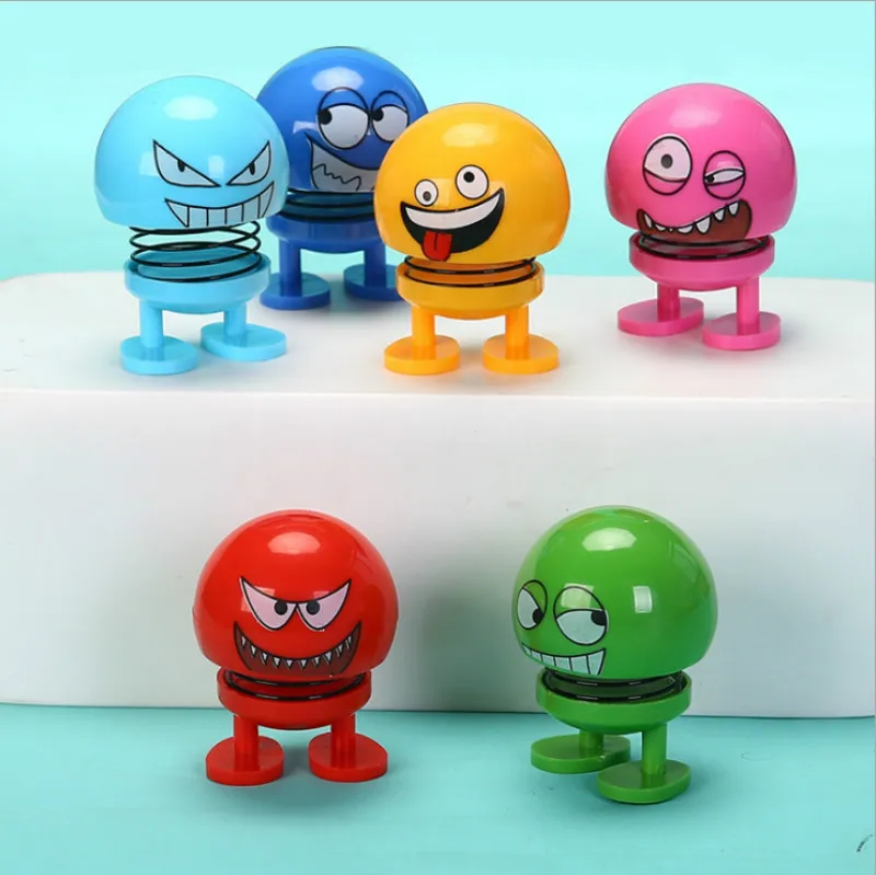 Новая красочная кукла с качающейся головой Автомобильные украшения украшение