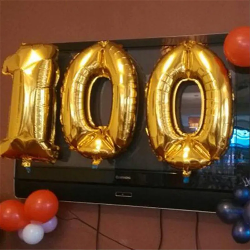 32 дюймовые воздушные шары с большим числом воздушный шар из фольги гелием для