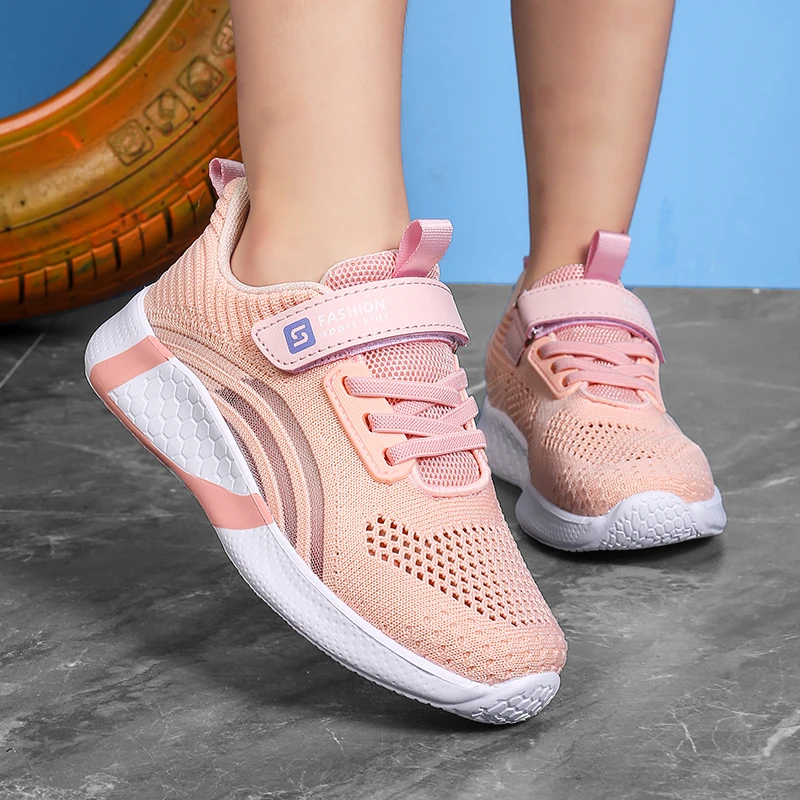 

Kids Running Sneakers Breathable Lightweight Children Shoes Non-slip Casual Boys Shoes Walking Sport Girls Sneakers Zapatillas