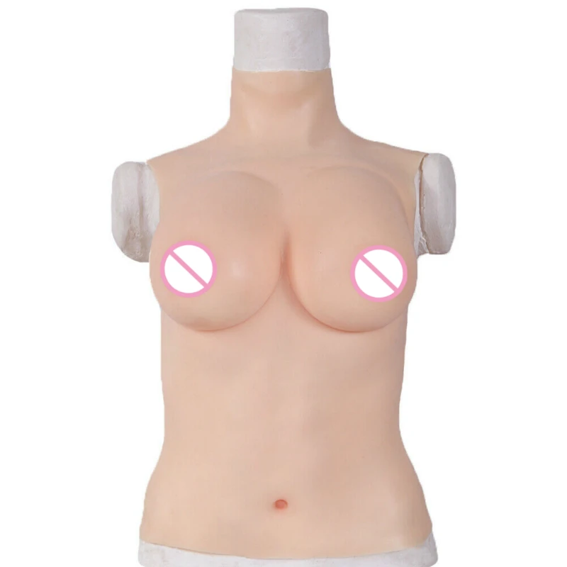 All Silicone Breast Prosthesis Tights Transgender Silicone Breast Form Bra Top Plus Size Clothing for Women Full Cup lingerie