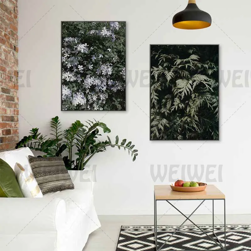 

Plant Home Decoration Painting Fern Flowers Living Room Wall Canvas Art Poster Natural Fresh Bedroom Coffee Shop Bookstore Print