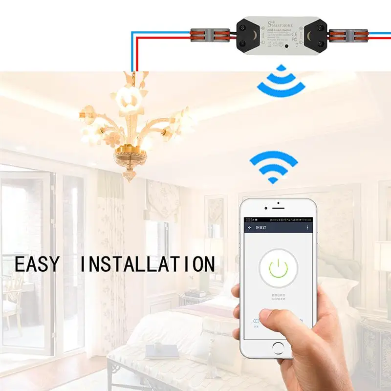 Умный выключатель с Wi Fi универсальный дистанционным управлением для умного