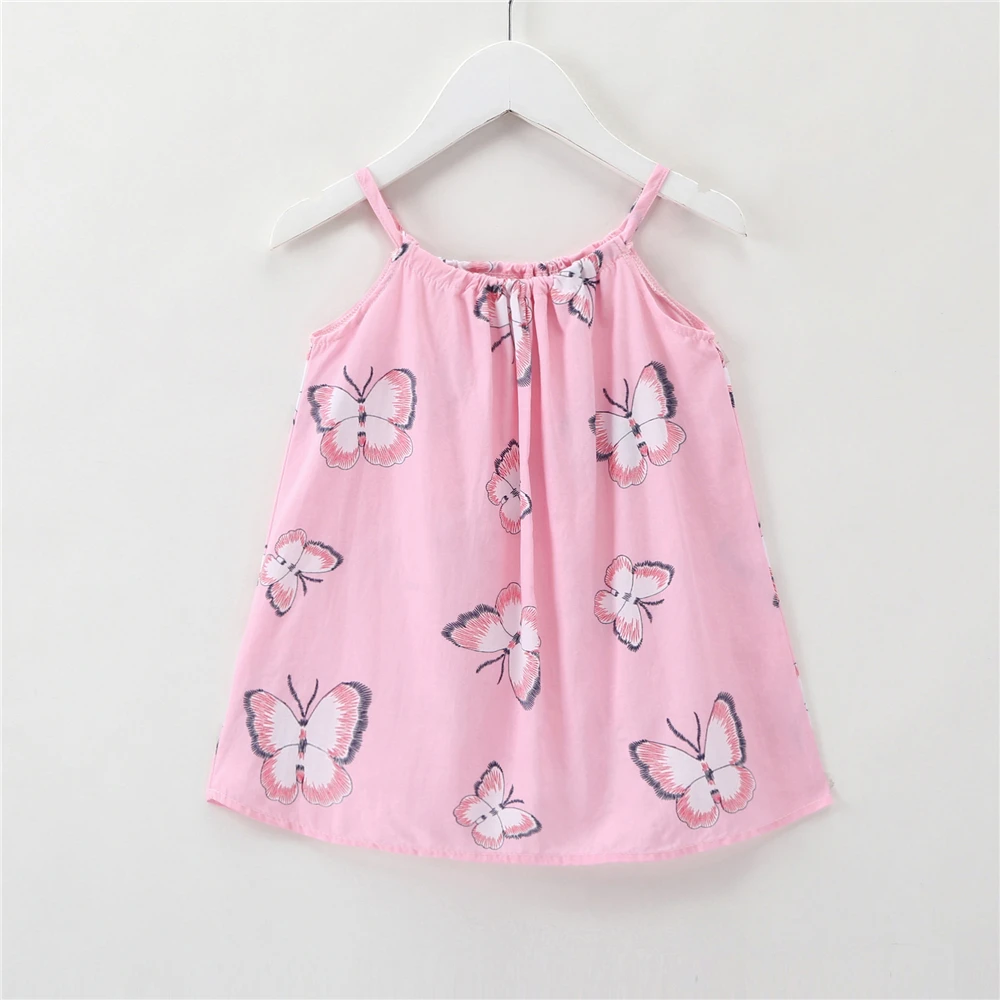 2021 летнее милое платье принцессы для маленьких девочек Детские платья От 1 до 5