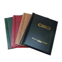 250 coin collection book in line non slip cover fixed page coin collection book coin collection book for collectors pxpc