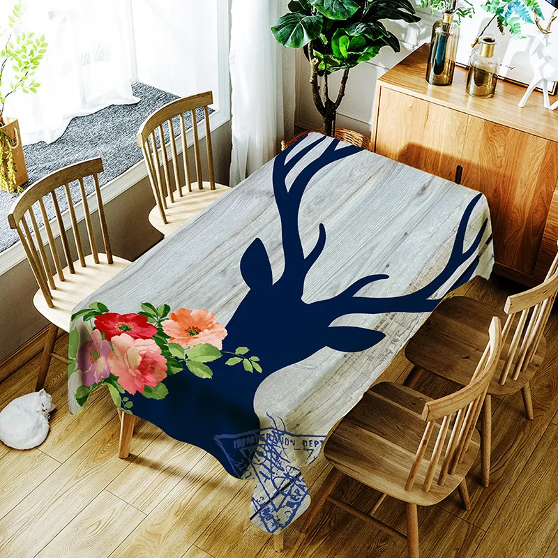 Bird Tablecloth Waterproof Oilcloth Washable Rectangular Decorative Table Cover Tapete Home Cloths Oilproof | Дом и сад