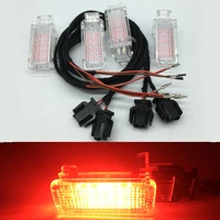 red car interior door warning welcome led light cable wiring harness for a3 a4 b8 a5 a6 s6 c7 c8 a7 a8 q3 q5 q7 tt rs3 rs4 ttrs