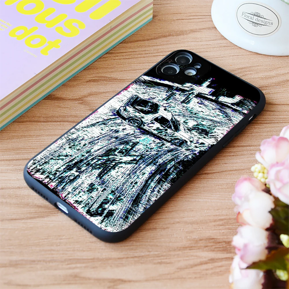

For iPhone Midnight Touge Run Print Soft Matt Apple iPhone Case 6 7 8 11 12 Plus Pro X XR XS MAX SE