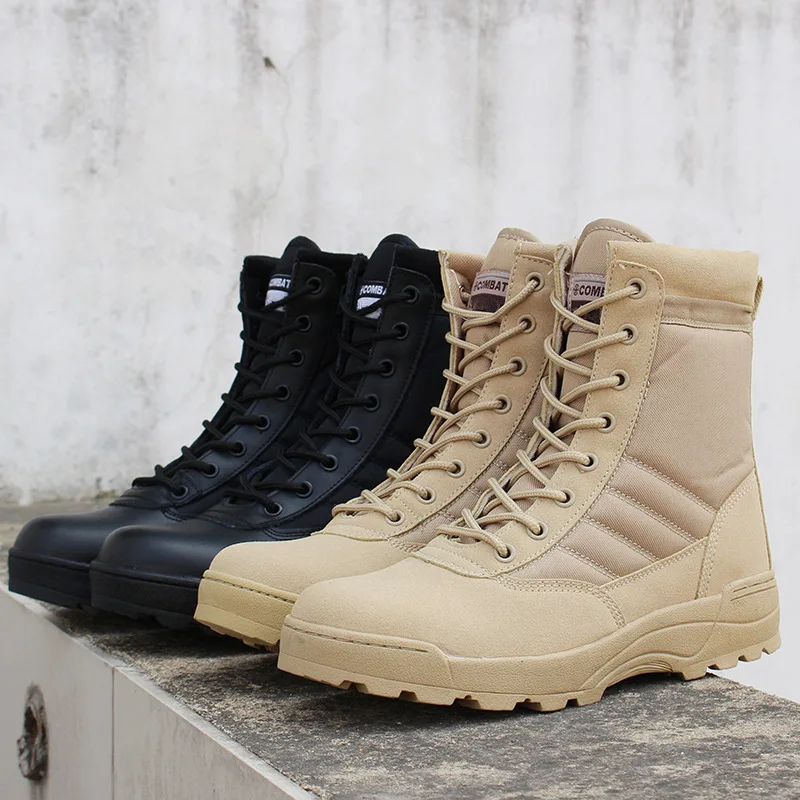 

Military Tactical Men women Boots Army Boot Waterproof Work Shoes Ankle Combat Boots Autumn Winter Desert Boots Sneakers men