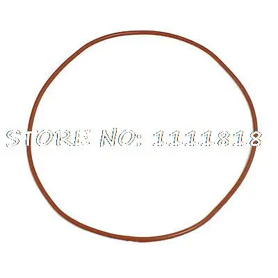 

130mm x 125mm x 2.5mm Red Silicone O Ring Oil Sealing Gaskets
