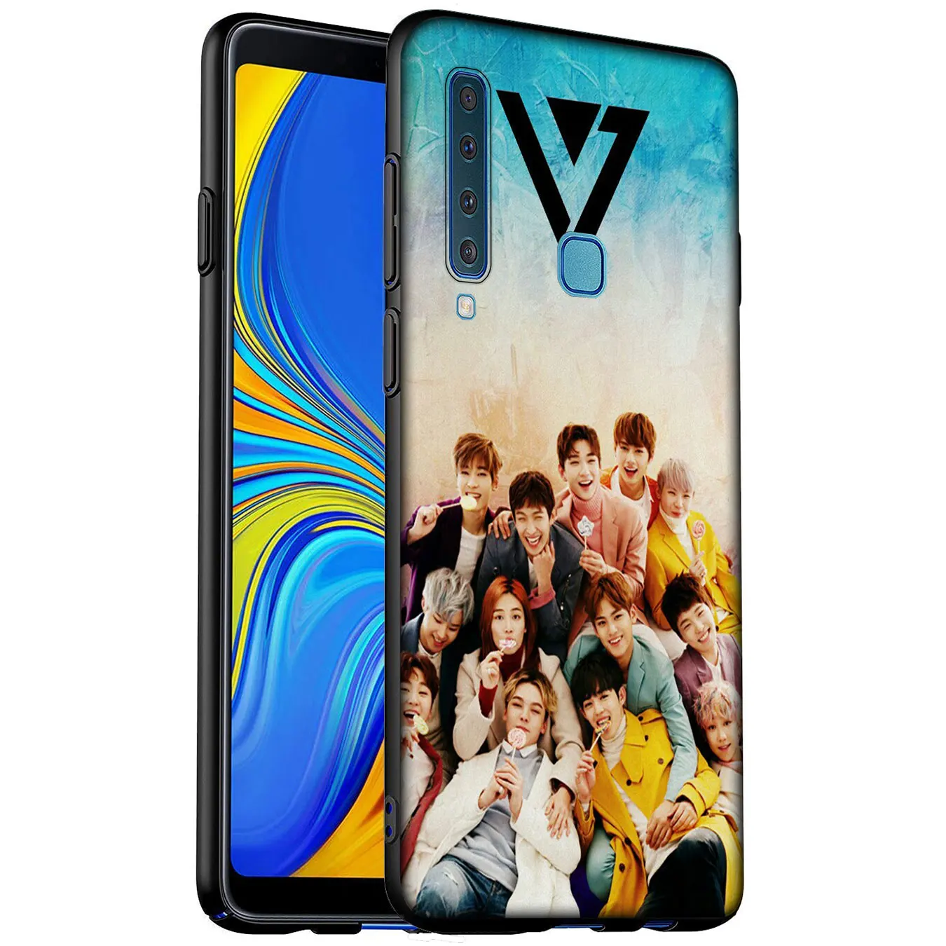 Мягкий силиконовый чехол Seventeen 17 Kpop для Samsung Galaxy A51 A71 A81 A91 A41 A21 A11 A01 A2 Core J8 J7 J4 J6 Plus Prime
