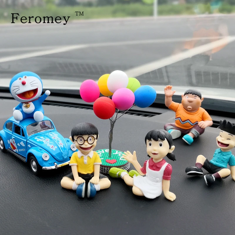 

Japan Anime Doraemon Action Figure Dolls Childhood Partners Display Figurines Family Together Stand By Me DIY Action Model Toy