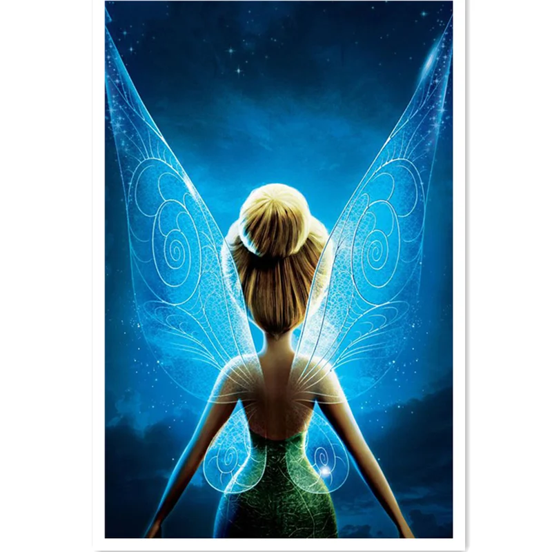 

Full Square / Round DIY Cartoon Diamond Painting Kit Picture Diamond Embroidery Sale Elf Girl Diamond Mosaic Decor
