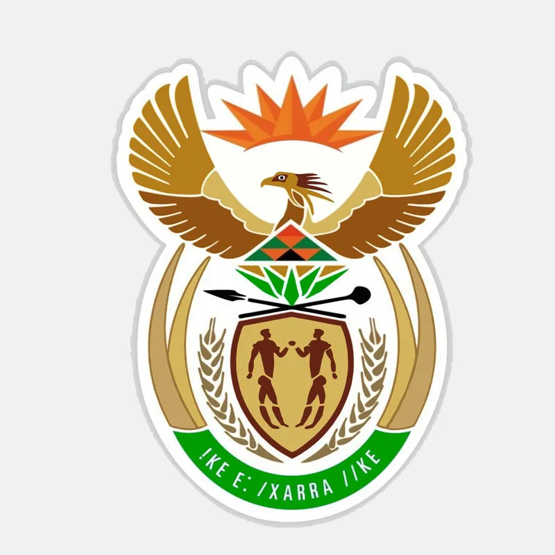 

11CM Car Styling PVC South Africa Coat of Arms Car Sticker Accessories
