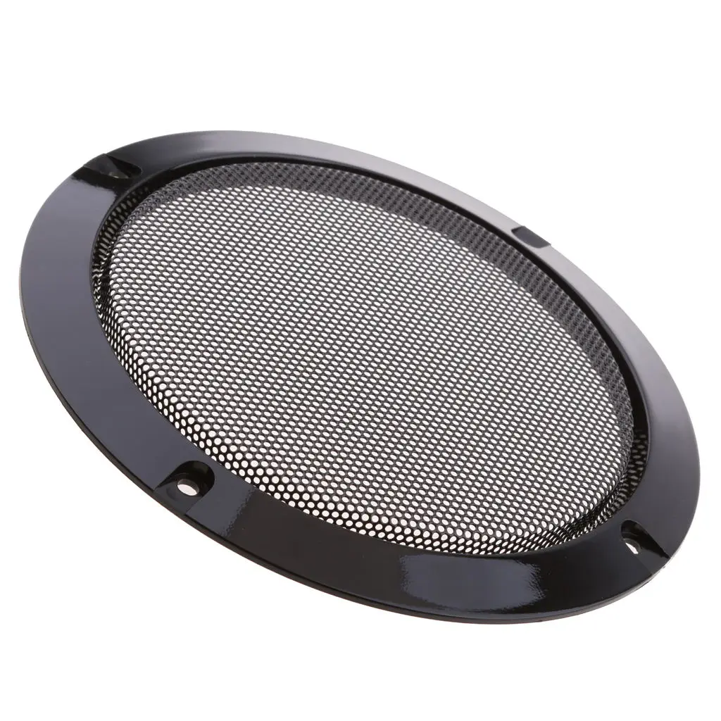 

6.5 Inch Replacement Round Speaker Protective Mesh Cover Case with 4 pcs Screws