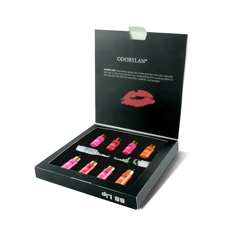 

10 vials 3 Color Korean Glow BB Lips Ampoule Serum Kit BB Lip Serum Pigment BB Cream Set for Lip Gloss MTS Mesotherapy Treatment