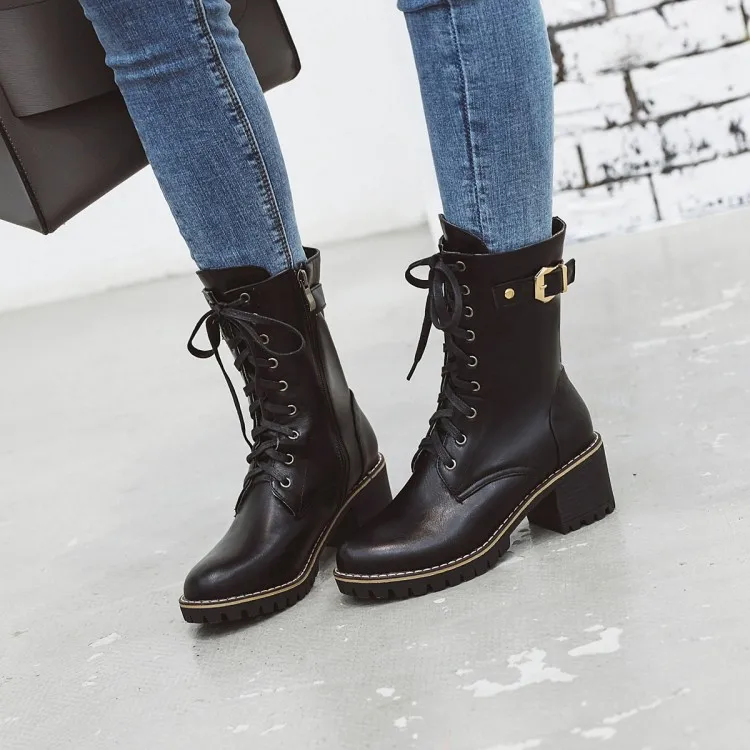 Сапоги большого размера женская обувь женские Ботинки martin ботинки зимняя с