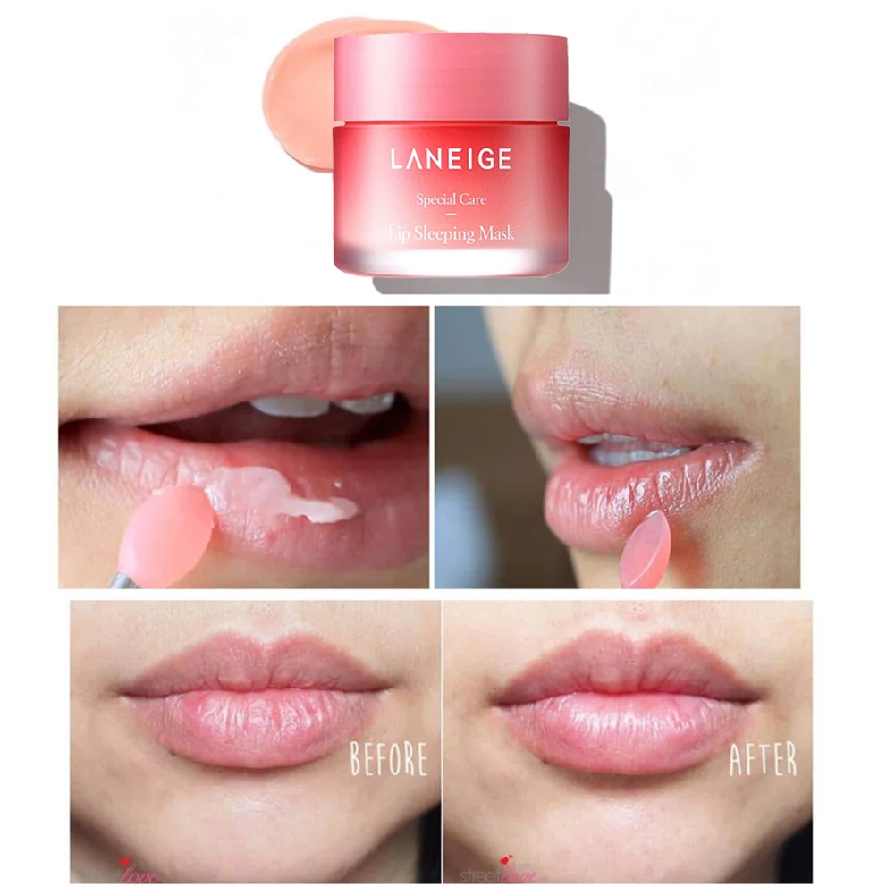 Уход за губами в южнокорейском стиле маска для сна Увлажняющий блеск губ ночного