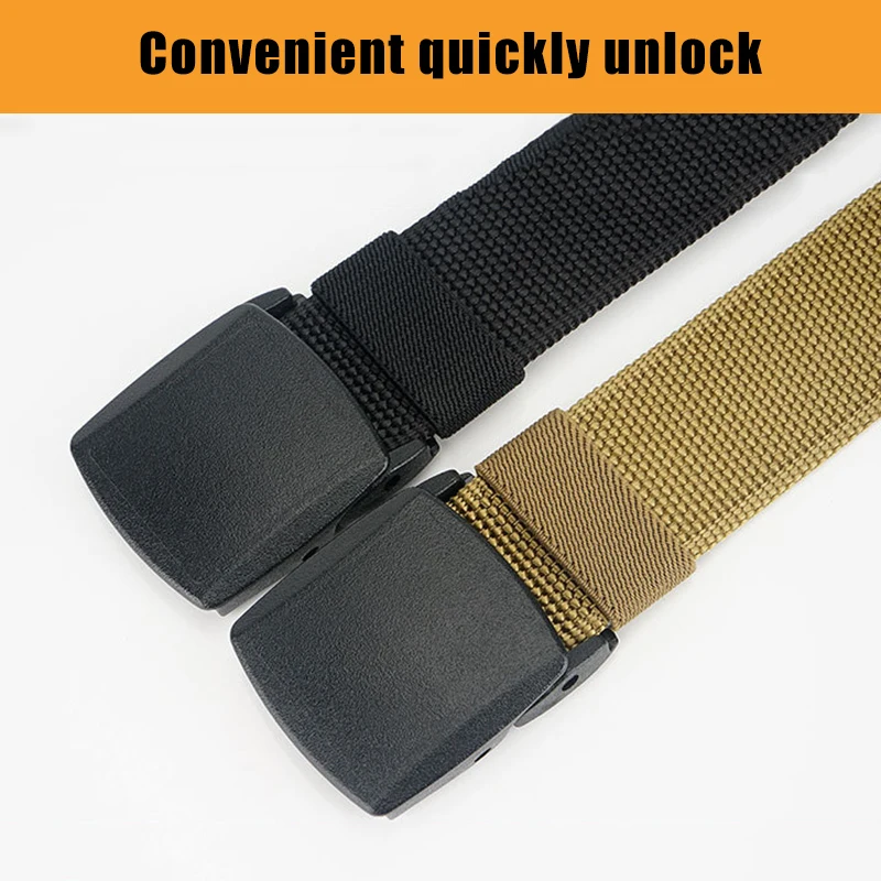 Сверхмощный нейлоновый ремень для мужчин легкий Быстросохнущий с гладкой