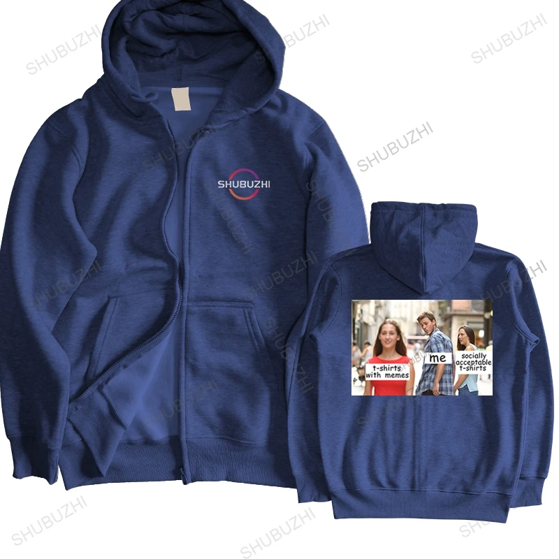 

new arrived men jacket autumn Distracted boyfriend meme women unisex casual pullover male cotton long sleeve bigger size